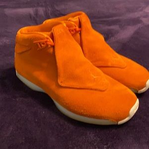 Mens Jordan 18 Campfire Orange Size 11.5